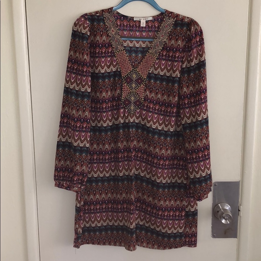 Bohemian Long Sleeve Dress